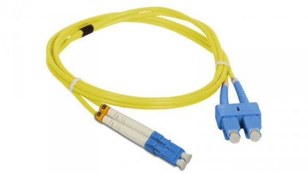 Patch cord SM LC-SC duplex 9/125 1.0m. FOC-LCSC-9SMD-1