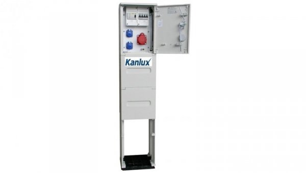 ROZDZIELNICA BUDOWLANA NA FUNDAMENT (2X2P+Z, 1X16A/5P) KANLUX RB26x40-K40-00012W-F0_KANLUX