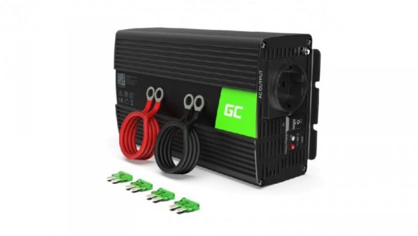 Przetwornica napięcia Inwerter 12V na 230V 1000W/2000W Czysta sinusoida INV09