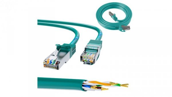 Patchcord LAN Miedź Kabel sieciowy skrętka 1Gbit/s Extralink Kat.6 FTP 10m