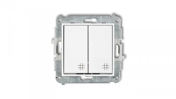 MINI Mechanizm łącznika podwójnego krzyżowego biały mat 25MWP-66