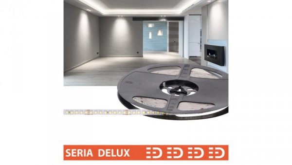 Taśma Delux 24V LB 160led 6000K 470lm SMD2835 (10) wyc