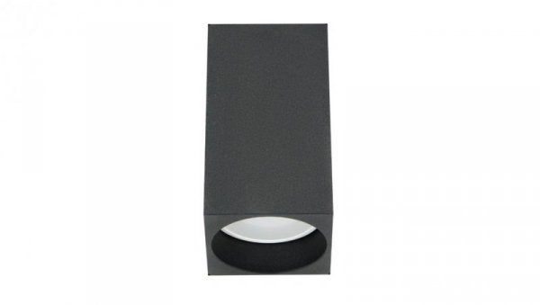 BARBRA DLR GU10 DOWNLIGHT MAX 50W IP20 KWADRAT CZARNY ALUMINIUM ORNO