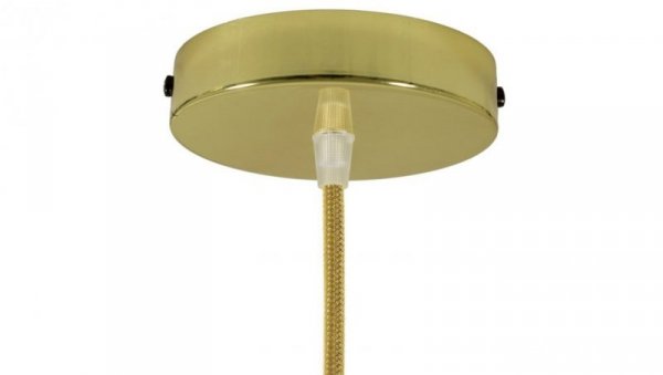 ROZETA DECO 1X METAL CYLINDER ZŁOTA