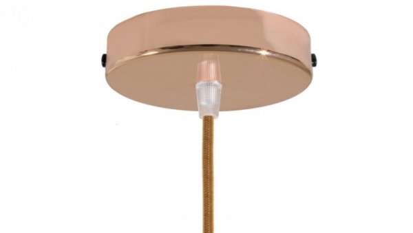 ROZETA DECO 1X METAL CYLINDER MIEDŹ