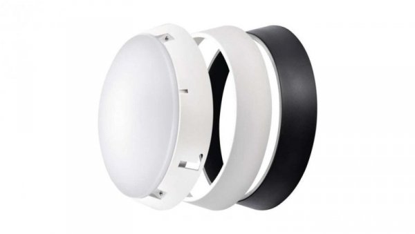 Oprawa LED okrągła ZURI 14W IP54 neutralna biel biała/czarna EMOS ZM3230