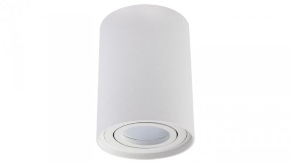 Oprawa Natynkowa HALOGENOWA Spot Tuba Ruchoma AMAT-L GU10 Okrągła Biała 115mm LUMILED