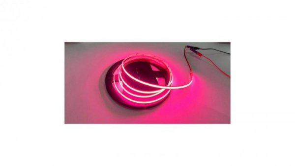 Taśma LED COB 480LED 9W/m RÓŻOWA IP20 /5m/ PREMIUM