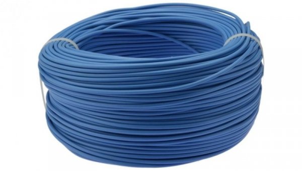 Przewód instalacyjny H07V-K / LgY 1,5 750V niebieski linka giętka Elektrokabel 50m