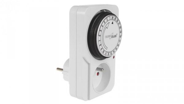 Włącznik czasowy - timer mechaniczny GreenBlue, 48 programów, max. obciążenie 16A, IP20, GB360 E