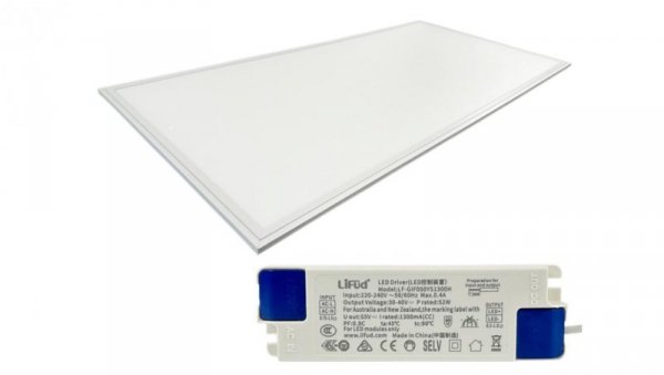 Panel Podtynkowy LED 120x60 Sirrah 60W 4000K Ledinside 5 Lat Gwarancji