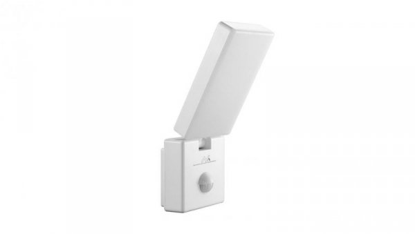 Lampa LED z czujnikiem ruchu Maclean, czujnik ruchu PIR, kolor biały, 10W, IP65, 800lm, barwa neutralna biała (4000K) MCE516 W