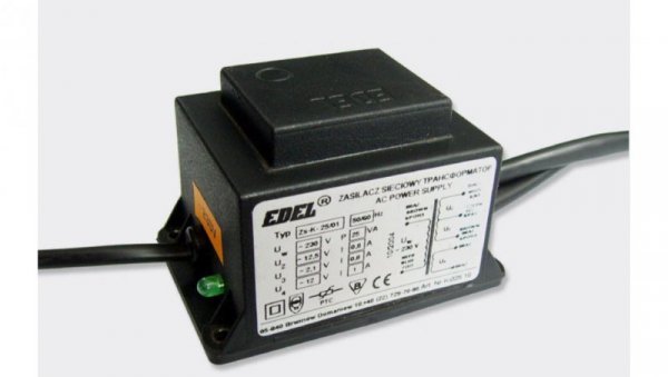 Laskomex TR/B 2303 Zasilacz z bezpiecznikiem termicznym (25VA, 12/14 V) ZS-K-25/03