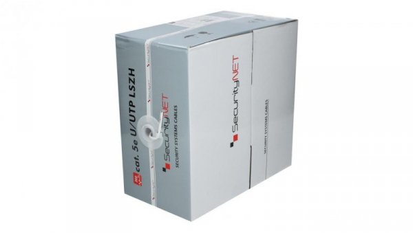 Kabel UTP kat.5e U/UTP 4x2x0,5 LSZH DCA SecurityNET 305m
