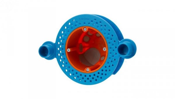 Zestaw pierścień mocujący instalacyjny do puszki elewacji podtynkowej fi:74mm gł.40mm + 5x puszka p/t E3700 F-TRONIC