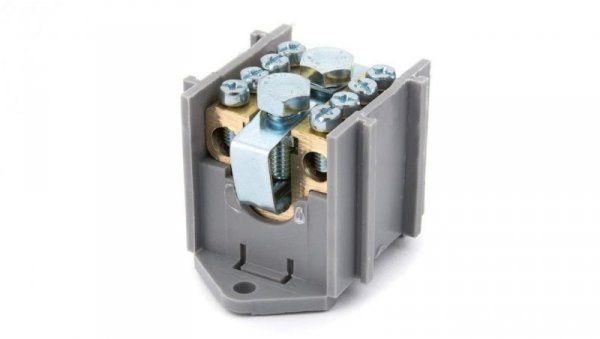 Listwa zaciskowa odgałęźnik WLZ 1 x 70mm2 + 4 x 25mm2 Szary WLZ-70/4x25/SZ