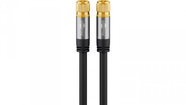 Kabel antenowy SAT (typ 135 dB), poczwórne ekranowanie - Długość kabla 10 m