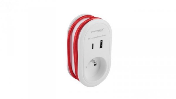 Adapter podróżny z kablem ładującym GW-0183