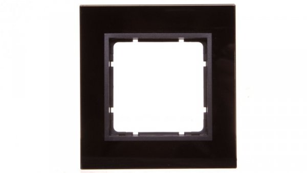 Berker B7 GLAS Ramka pojedyncza pozioma/ pionowa szklana antracytowa 10116616
