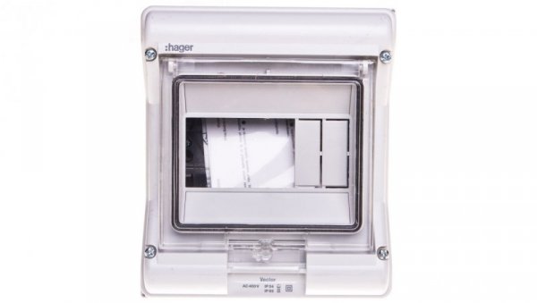 Rozdzielnica modułowa 1x6 natynkowa IP65 Vector II VE106L