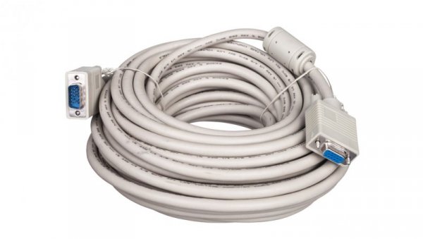 Kabel przedłużający SVGA Typ DSUB15/DSUB15, M/Ż beżowy 15m AK-310203-150-E