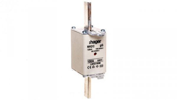 Wkładka bezpiecznikowa NH2C 100A 500V gG LNH2100M