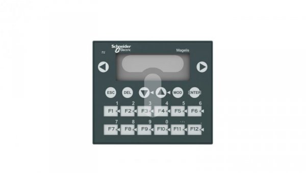 Mały panel z klawiaturą-macierzowy- zielony -122x32 pikseli-5 V DC, 20 kl. XBTR400