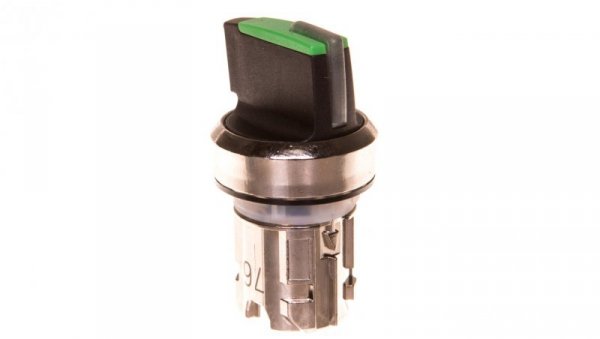 Przełącznik piórkowy 3 pozycyjny 22mm bez samopowrotu możl podświetlenie czarny/zielony metal SIRIUS ACT 3SU1052-2BL40-0AA0
