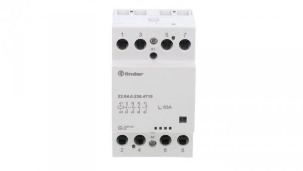 Stycznik modułowy 3Z 1R 63A 230 AC/DC wskaźnik zadziałania 22.64.0.230.4710