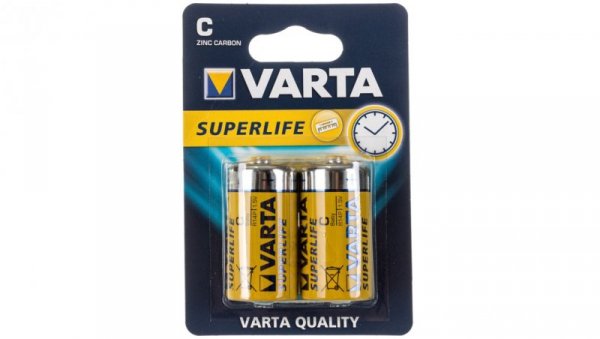 Bateria cynkowo-węglowa R14P / C SUPERLIFE /2szt./