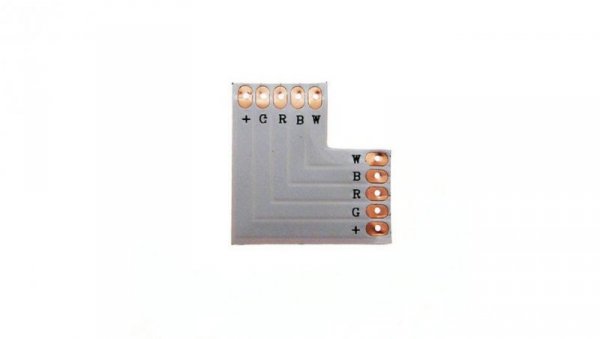 Złączka narożna PCB taśma RGBW 12mm t+t