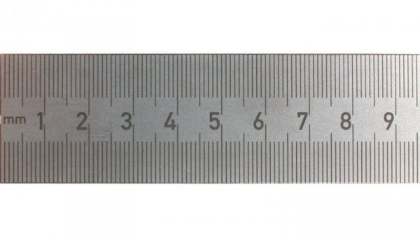 Liniał stalowy półsztywny nierdzewny 300 mm 16-203-28