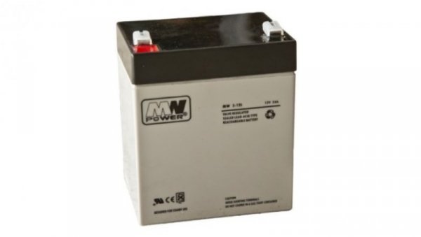 Akumulator AGM 12V 5Ah (90x70x106mm) MWS 5-12