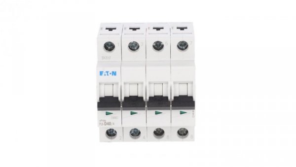 Wyłącznik nadprądowy 4P D 40A 6kA AC PL6-D40/4 166551