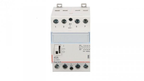 Stycznik modułowy 40A 4Z 0R 24V AC SM340 /z manipulatorem/ 412518