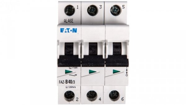Wyłącznik nadprądowy 3P B 40A 15kA AC FAZ B40/3 278851