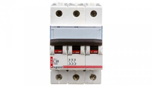 Wyłącznik nadprądowy 3P C 50A 10kA AC S313 TX3 404227