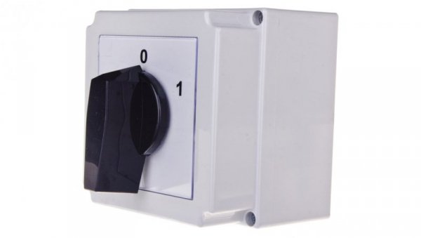 Łącznik krzywkowy 0-1 4P 63A w obudowie 4G63-92-PK R214 63-840398-051