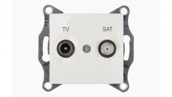 Sedna Gniazdo antenowe TV/SAT końcowe 1dB kremowe SDN3401623