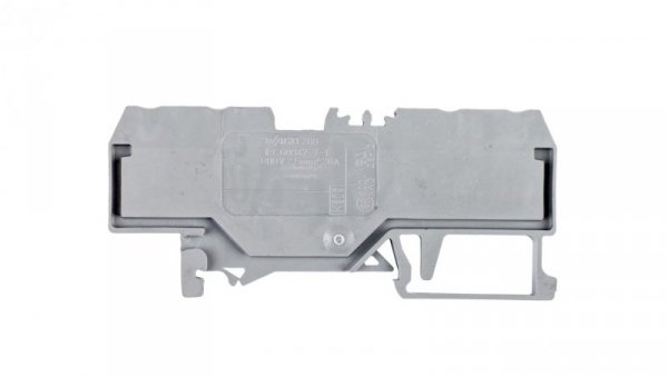 Złączka szynowa 4-przewodowa 2,5mm2 szara 280-833