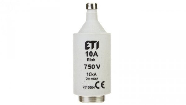 Wkładka bezpiecznikowa 10A DIII gF 750V 002313604