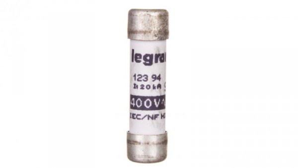 Wkładka bezpiecznikowa cylindryczna 8,5x31,5mm 0,5A gG 400V 012394