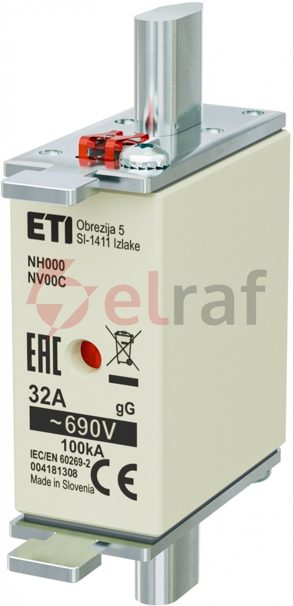 Wkładka bezpiecznikowa KOMBI NH00C 32A gG/gL 690V WT-00C 004181308