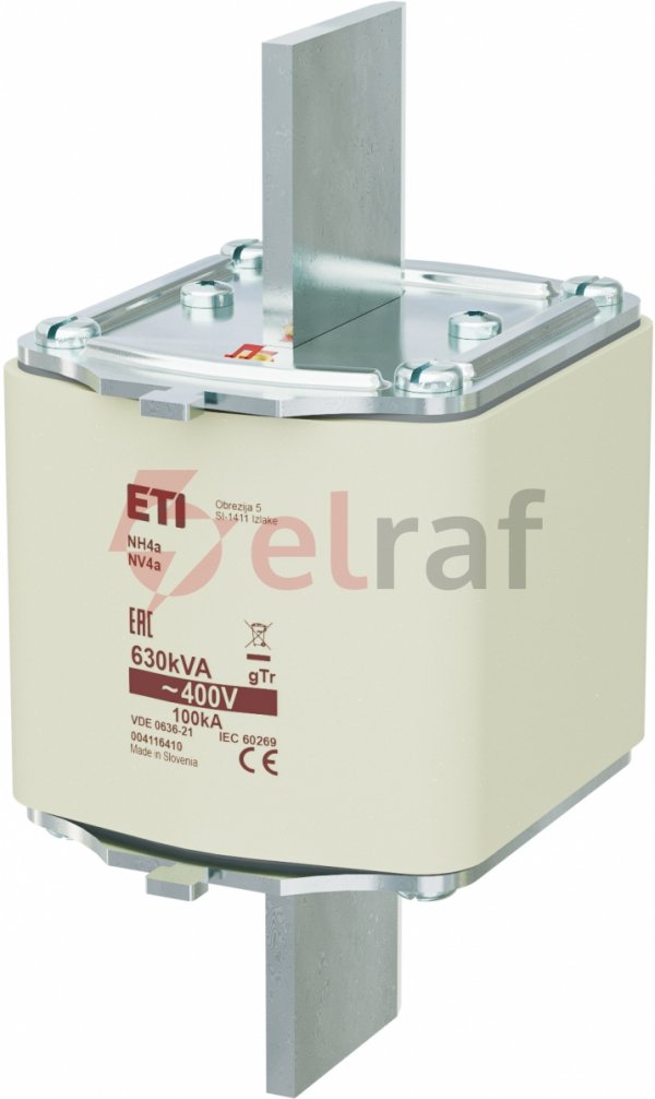Wkładka bezpiecznikowa NH4a 909A gTr 630kVA 400V WT-4a 004116410