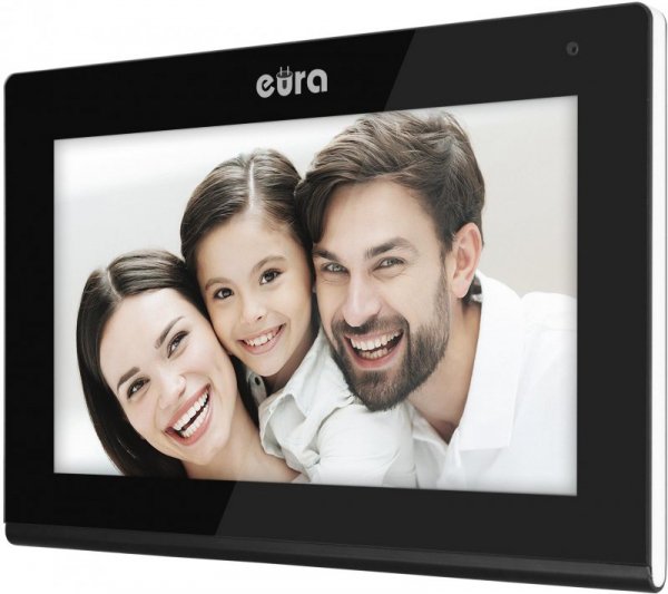 WIDEODOMOFON EURA VDP-97C5 czarny, lcd 7&quot;, wi-fi, czytnik zbliżeniowy, Tuya