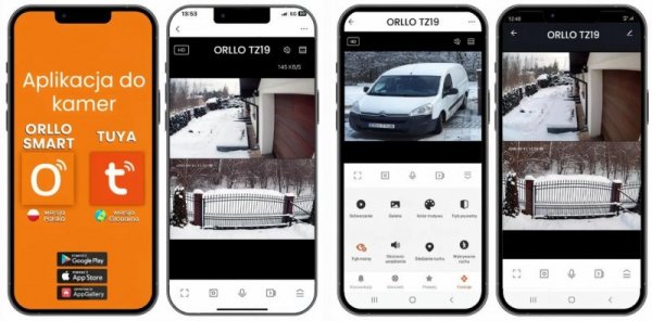 Kamera IP Orllo TZ19 DUAL 4MP+4MP Wi-Fi 4K AI
