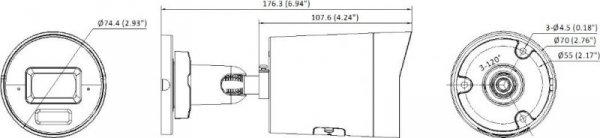 Kamera IP HikVision DS-2CD2083G2-LI2U(2.8mm)