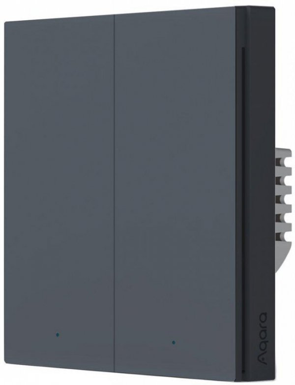 Aqara Smart Wall Switch H1 Szary podwójny bez neutrala