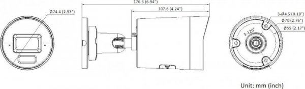 Kamera IP Hikvision DS-2CD2067G3-LIY 2.8mm PL