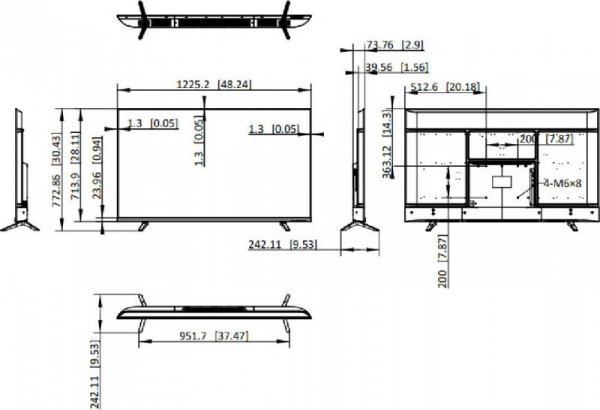 Monitor Hikvision DS-D5055U3-1V0S